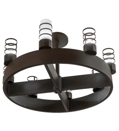 Molle Cilindro 8 Light 48" Wide Semi-flush Ceiling Fixture