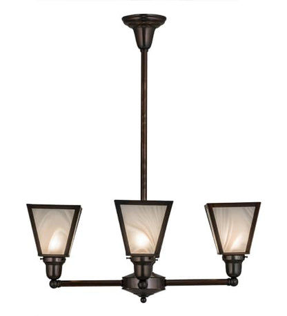 Metro 4 Light 27" Wide Chandelier