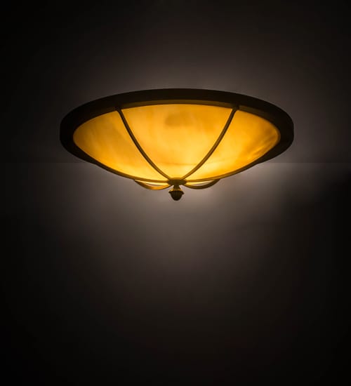 Dominga 2 Light 24" Wide Flush Mount Bowl Ceiling Fixture