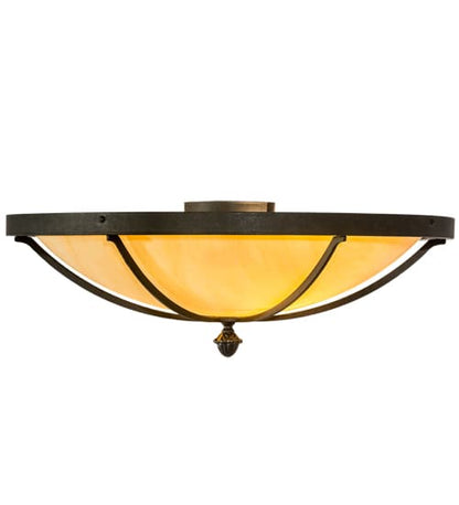 Dominga 2 Light 24" Wide Flush Mount Bowl Ceiling Fixture