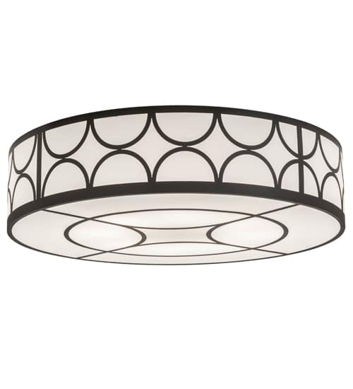 Revival Deco Cilindro 8 Light 60" Wide Semi-Flush Drum Ceiling Fixture