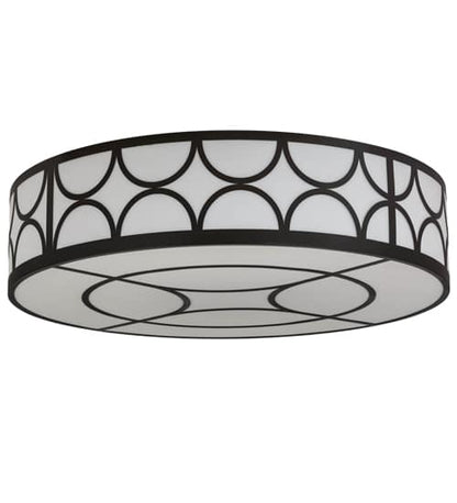 Revival Deco Cilindro 8 Light 60" Wide Semi-Flush Drum Ceiling Fixture