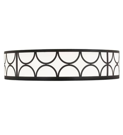 Revival Deco Cilindro 8 Light 60" Wide Semi-Flush Drum Ceiling Fixture