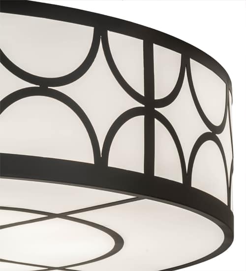 Revival Deco Cilindro 8 Light 60" Wide Semi-Flush Drum Ceiling Fixture