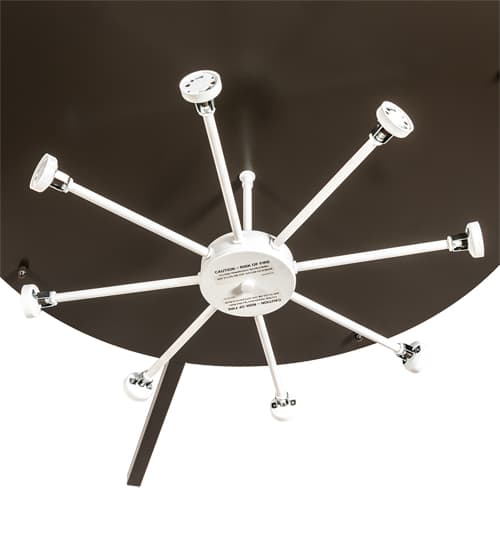 Revival Deco Cilindro 8 Light 60" Wide Semi-Flush Drum Ceiling Fixture