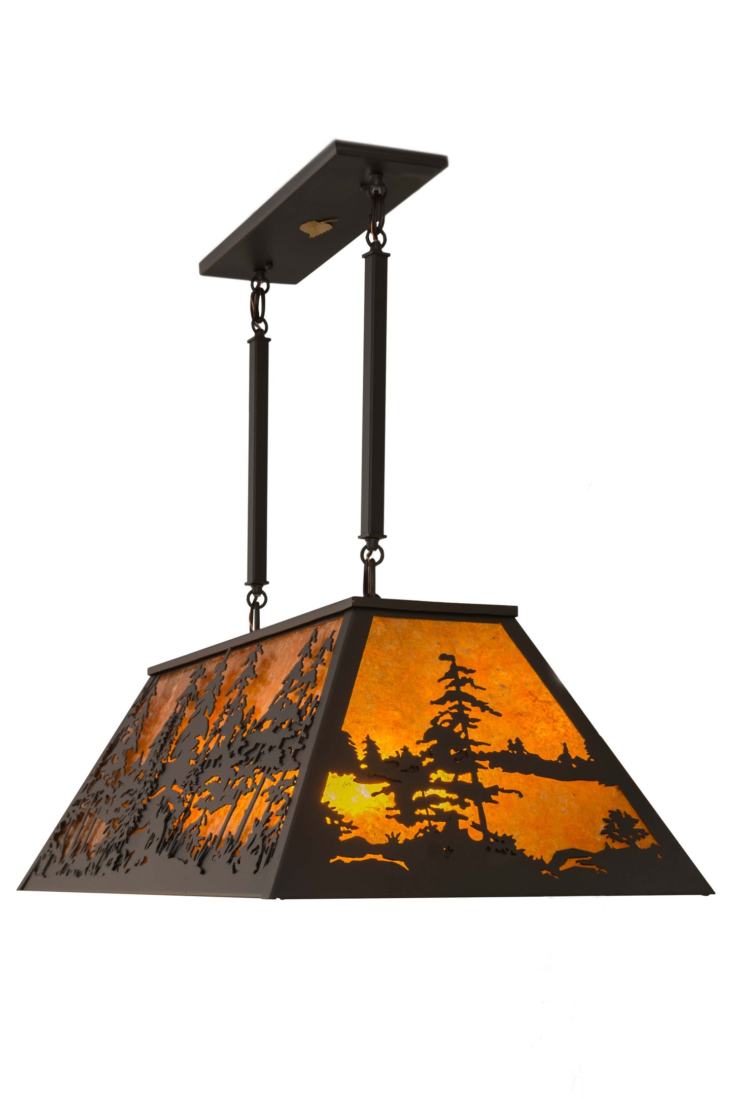 Tall Pines 6 Light 36" Wide Linear Pendant