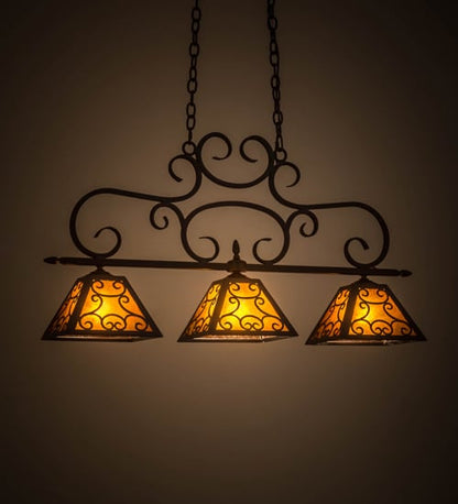 Bandolei 3 Light 10" Wide Linear Pendant