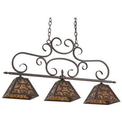 Bandolei 3 Light 10" Wide Linear Pendant
