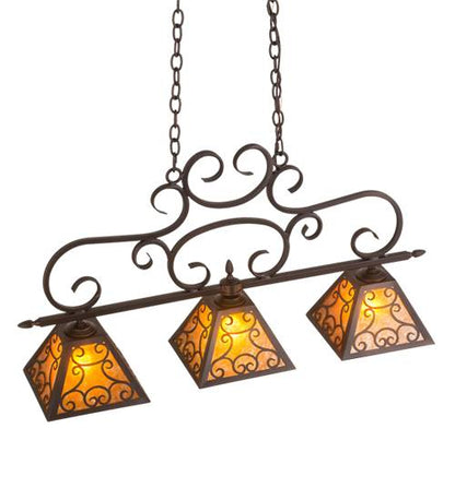 Bandolei 3 Light 10" Wide Linear Pendant