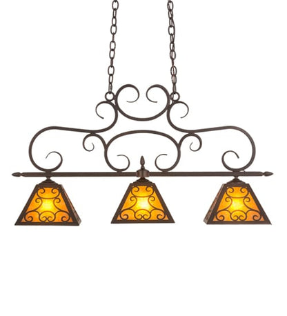 Bandolei 3 Light 10" Wide Linear Pendant