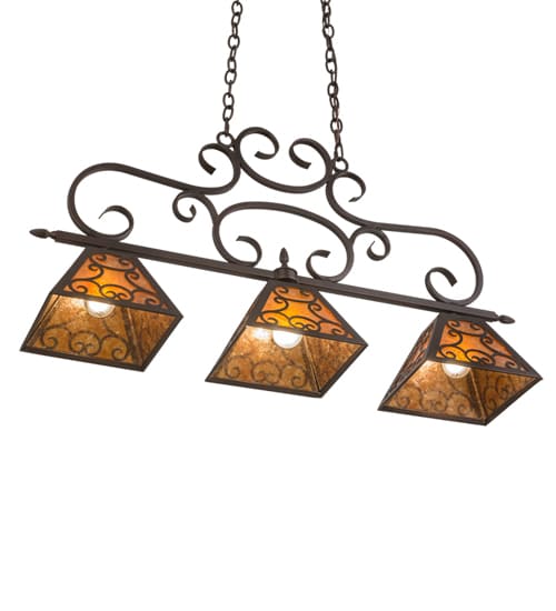 Bandolei 3 Light 10" Wide Linear Pendant