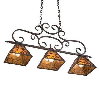 Bandolei 3 Light 10" Wide Linear Pendant