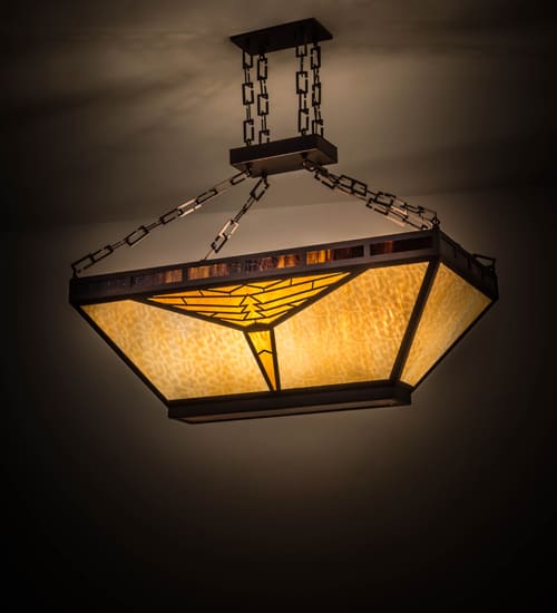 Mission 9 Light 24" Wide Linear Pendant