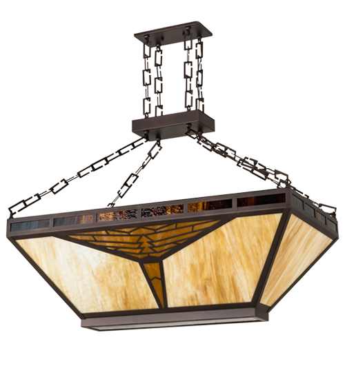 Mission 9 Light 24" Wide Linear Pendant