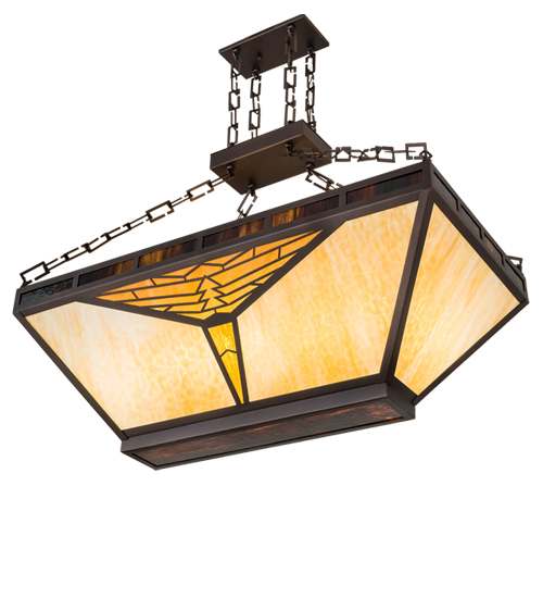 Mission 9 Light 24" Wide Linear Pendant