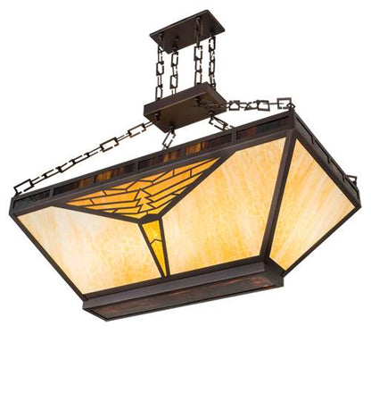 Mission 9 Light 24" Wide Linear Pendant