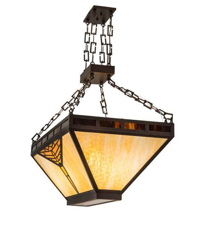 Mission 9 Light 24" Wide Linear Pendant