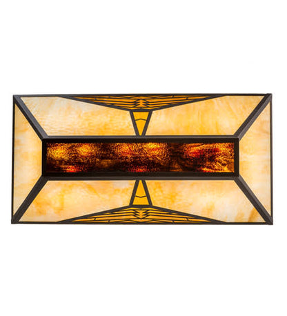 Mission 9 Light 24" Wide Linear Pendant