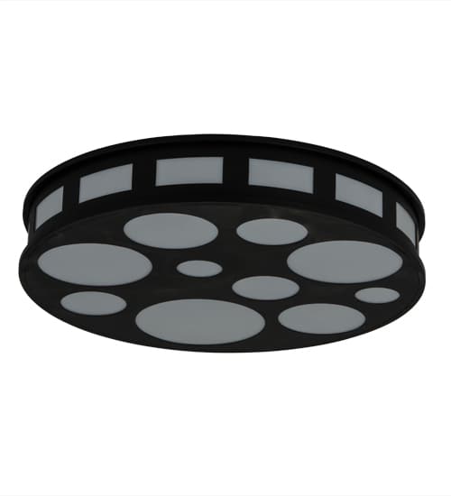 Geo 8 Light 30" Wide Semi-Flush Drum Ceiling Fixture
