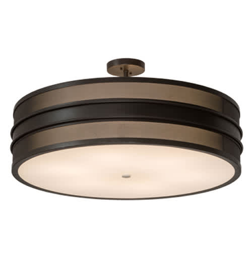 Nolan 6 Light 36" Wide Semi-Flush Drum Ceiling Fixture