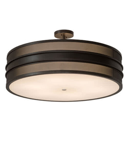 Nolan 6 Light 36" Wide Semi-Flush Drum Ceiling Fixture