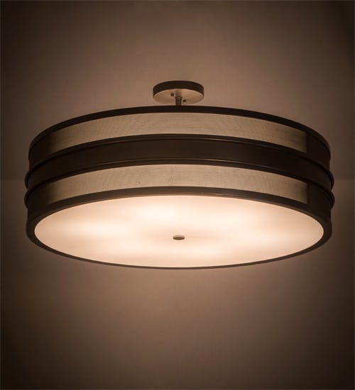 Nolan 6 Light 36" Wide Semi-Flush Drum Ceiling Fixture