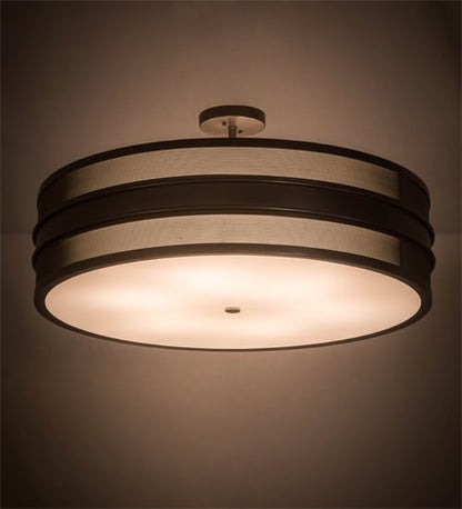 Nolan 6 Light 36" Wide Semi-Flush Drum Ceiling Fixture