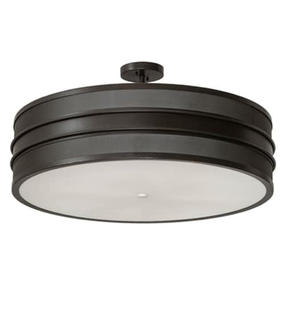Nolan 6 Light 36" Wide Semi-Flush Drum Ceiling Fixture