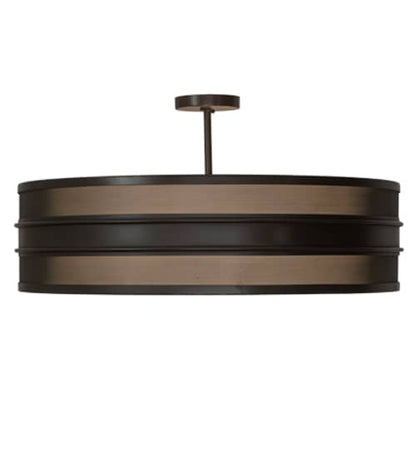 Nolan 6 Light 36" Wide Semi-Flush Drum Ceiling Fixture