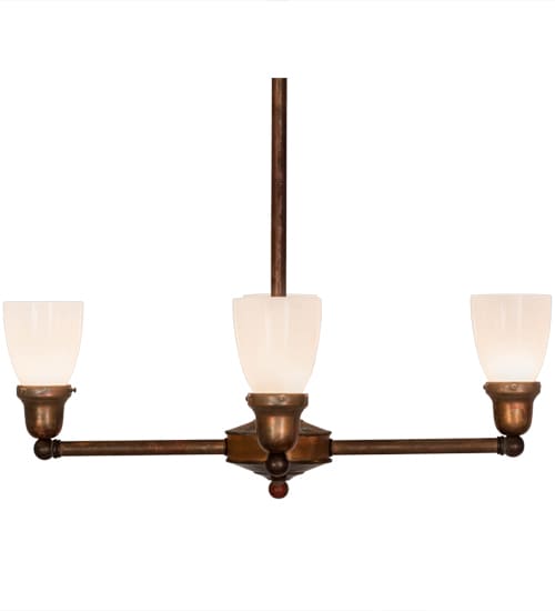 Revival Goblet 4 Light 26" Wide Chandelier