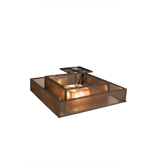 Umador 4 Light 51" Wide Semi-Flush Square Ceiling Fixture
