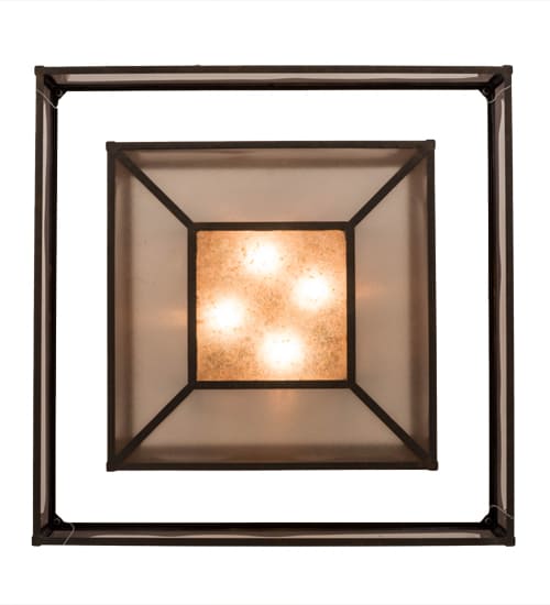 Umador 4 Light 51" Wide Semi-Flush Square Ceiling Fixture