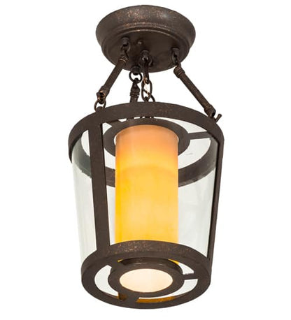 Cilindro Tapered 10" Wide Semi-Flush Ceiling Fixture