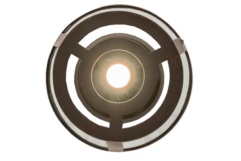 Cilindro Tapered 10" Wide Semi-Flush Ceiling Fixture