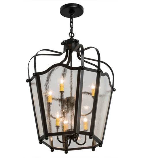 Citadel 8 Light 22" Wide Taper Candle Pendant