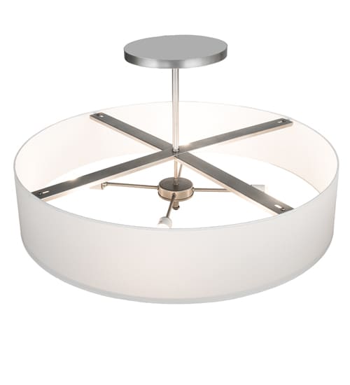 Cilindro 4 Light 36" Wide Semi-Flush Drum Ceiling Fixture