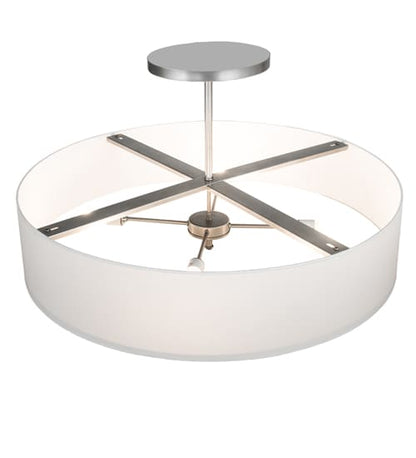 Cilindro 4 Light 36" Wide Semi-Flush Drum Ceiling Fixture