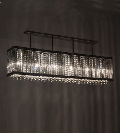 Quadrato Graz 6 Light 10" Wide Linear Pendant