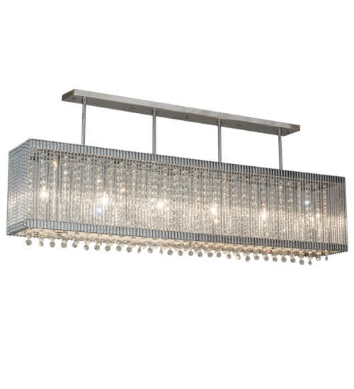 Quadrato Graz 6 Light 10" Wide Linear Pendant
