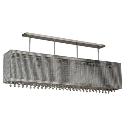 Quadrato Graz 6 Light 10" Wide Linear Pendant