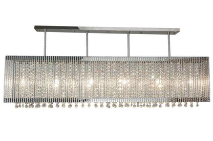 Quadrato Graz 6 Light 10" Wide Linear Pendant