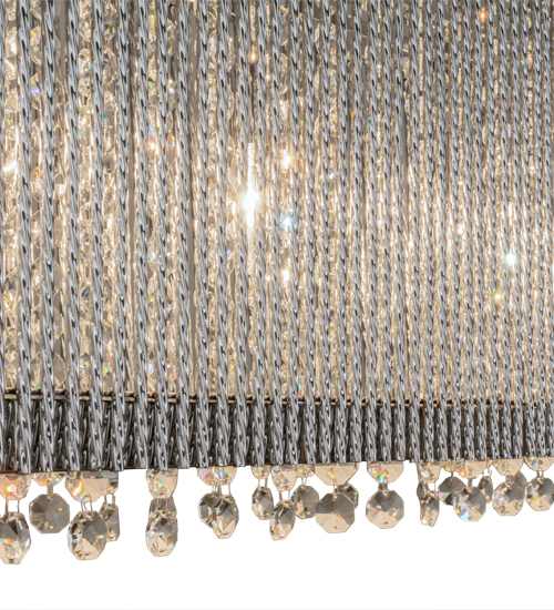 Quadrato Graz 6 Light 10" Wide Linear Pendant