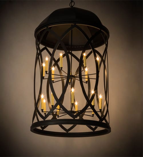 Grafton 18 Light 42" Wide Taper Candle Pendant