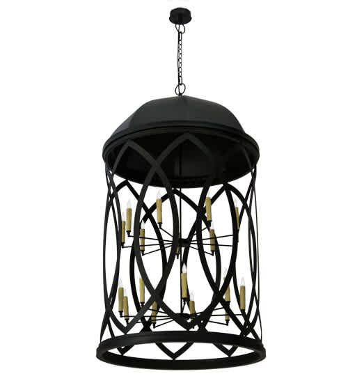Grafton 18 Light 42" Wide Taper Candle Pendant