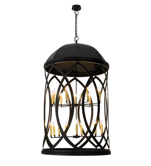 Grafton 18 Light 42" Wide Taper Candle Pendant