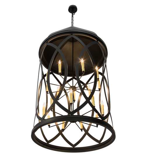 Grafton 18 Light 42" Wide Taper Candle Pendant