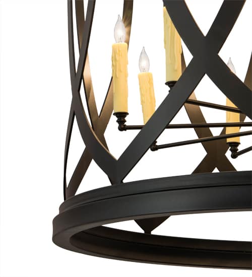 Grafton 18 Light 42" Wide Taper Candle Pendant