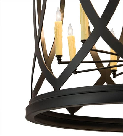 Grafton 18 Light 42" Wide Taper Candle Pendant