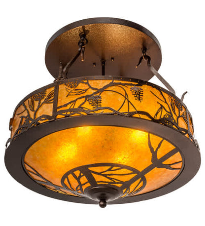 Whispering Pines 4 Light 24" Wide Pendant