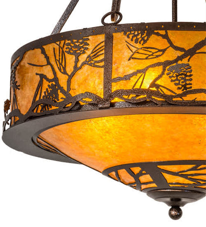 Whispering Pines 4 Light 24" Wide Pendant